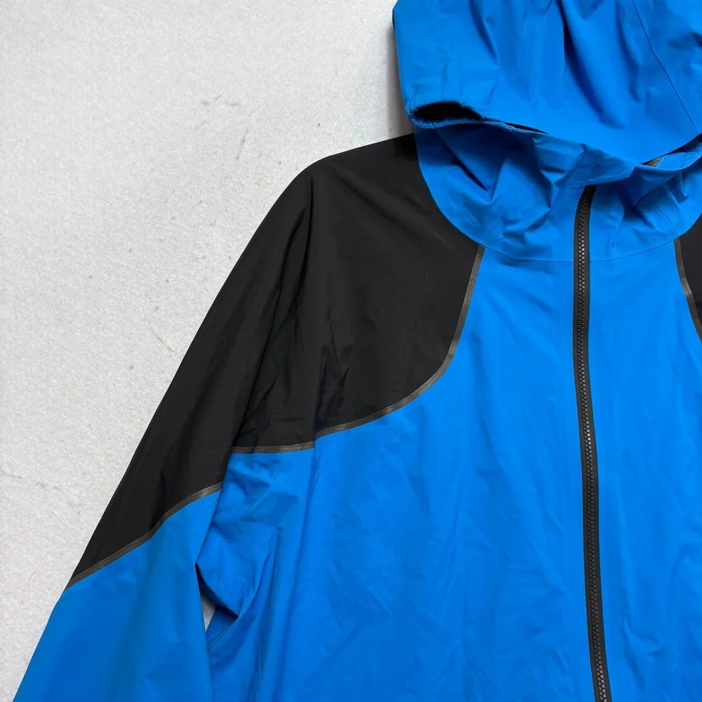 The North Face Flight Series Jacket Mens XXL Blue Hooded Shell Futurelight
